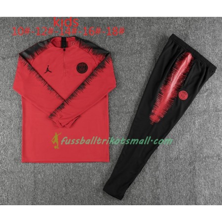 PSG Kinder Sweatshirts Anzüge Jordan Rot 2018-2019